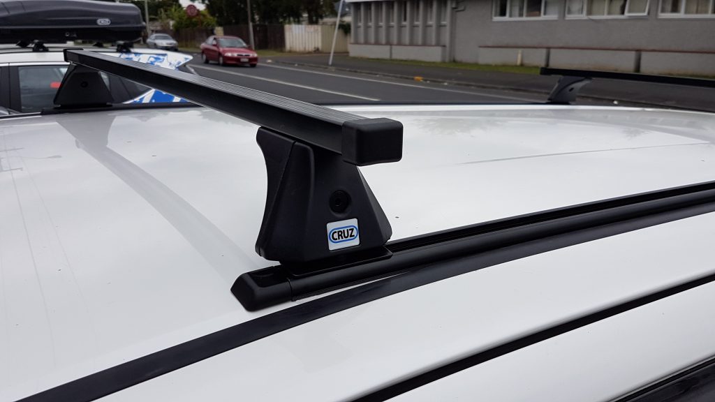CRUZ Square Bar Roof Racks Trackmount 2 Bars Roof Racks NZ Ltd