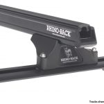 Heavy Duty RLTP Trackmount Black 2 Bar Roof Rack