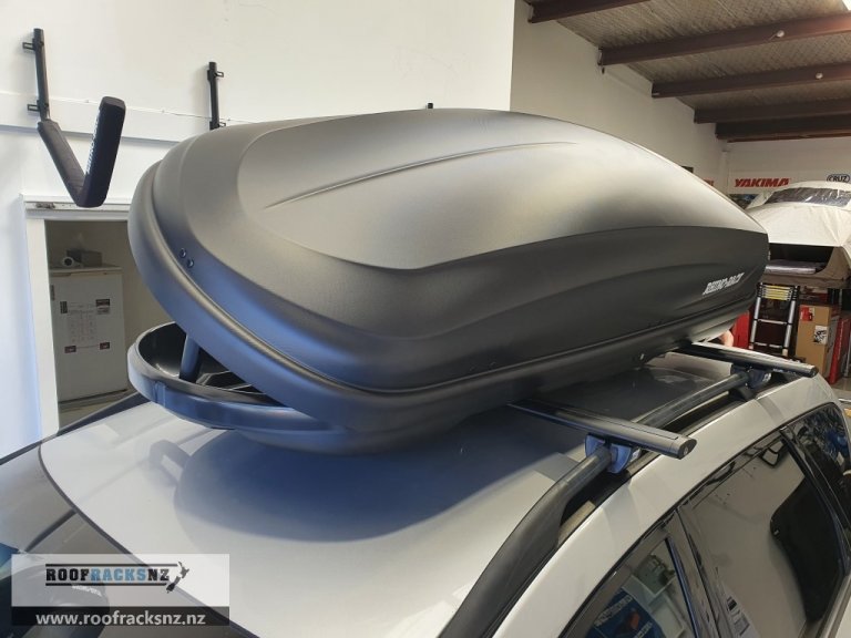 Rhino Rack MasterFit Roof Box 410L (Black) Roof Racks NZ Ltd