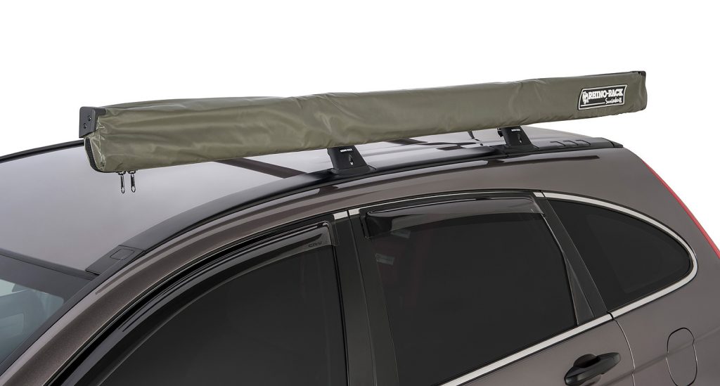 Rhino Rack Sunseeker Awning Angled Up Bracket for Flush Bars Roof