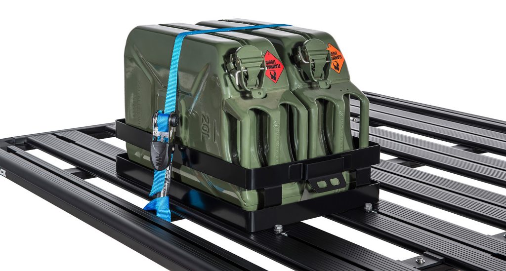 Rhino Rack Double Horizontal Jerry Can Holder Roof Racks NZ Ltd
