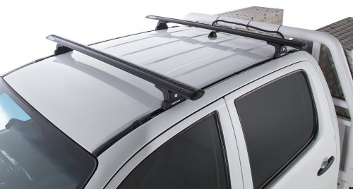 Vortex RLT600 Trackmount Black 2 Bar Roof Rack - Image 3