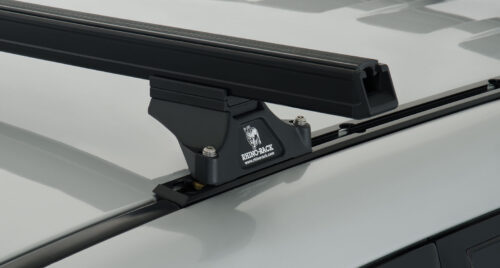 Heavy Duty RLTP Trackmount Black 3 Bar Roof Rack - Image 3