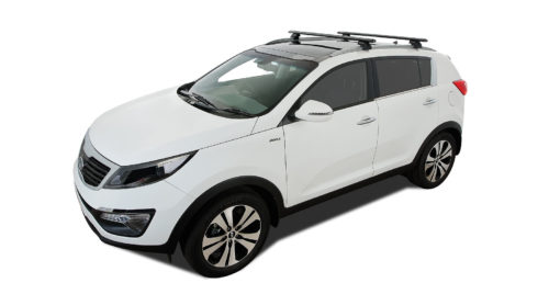 Vortex SX Black 2 Bar Roof Rack - Image 4