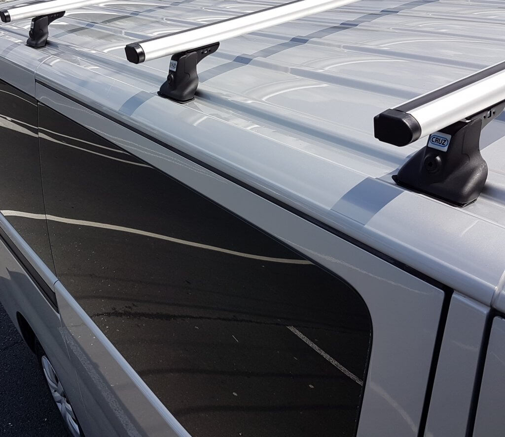 CRUZ Commercial Aluminium Silver 3 bars Roof Racks NZ Ltd