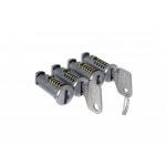 CRUZ Locks - set of 4 locks with keys