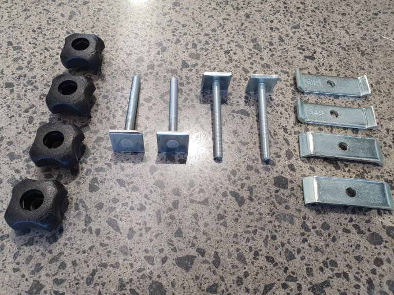 T Track Kit bolt kit M6 x 58mm thread set of 4 Roof Racks NZ Ltd