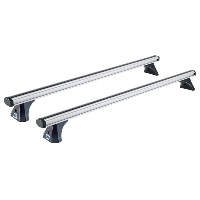 CRUZ Alu Silver Roof Racks - trackmount - 2 Bars - Roof Racks NZ Ltd