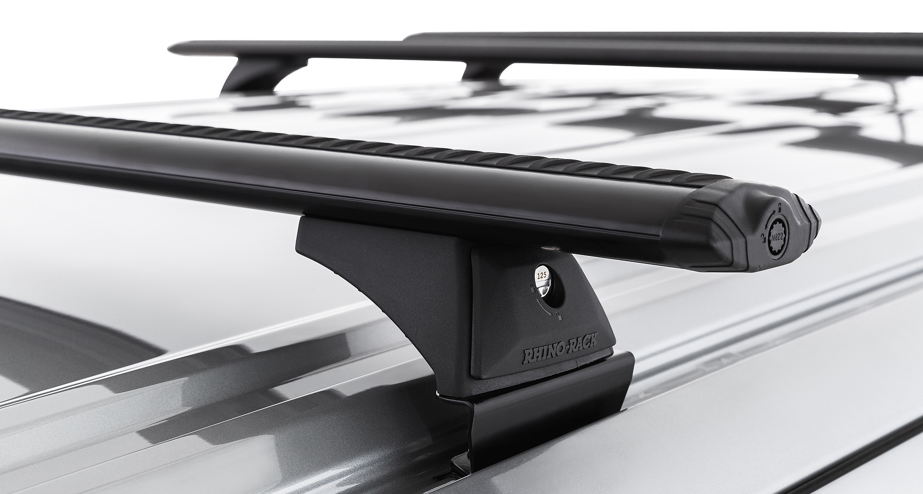 Vortex RCH Black 3 Bar Rack System - Roof Racks NZ Ltd