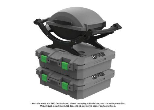 TRED GT - STORAGE BOX 25L (GREY/GREEN) - Image 9