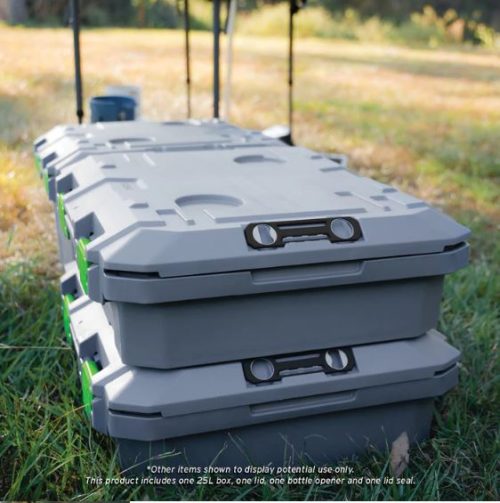 TRED GT - STORAGE BOX 25L (GREY/GREEN) - Image 12