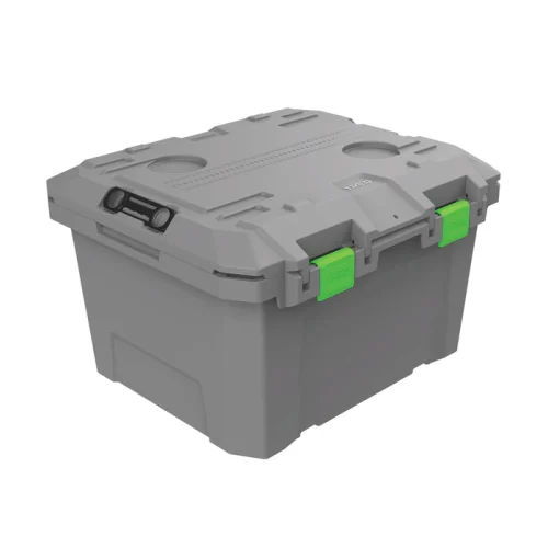 TRED GT - STORAGE BOX 65L (GREY/GREEN) - Image 2