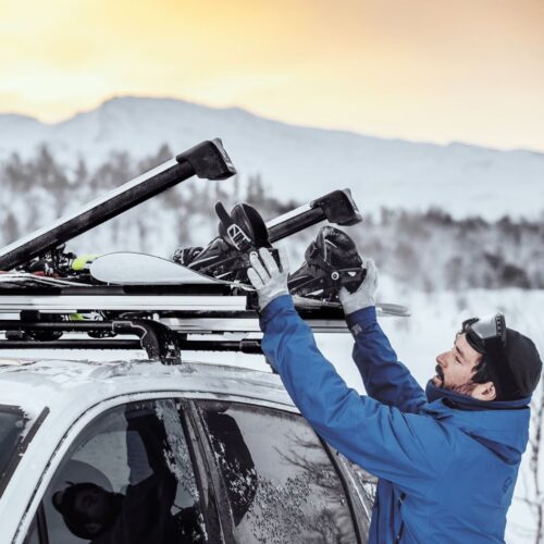 Thule SnowPack Extender (62cm Loading width) Premium Ski/Snowboard carrier - Image 6