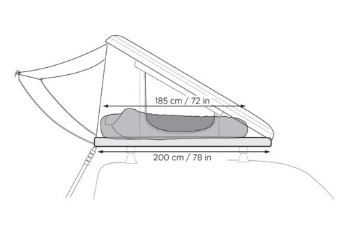 Thule Basin Wedge (Premium Hardshell Rooftop Tent) - Image 7