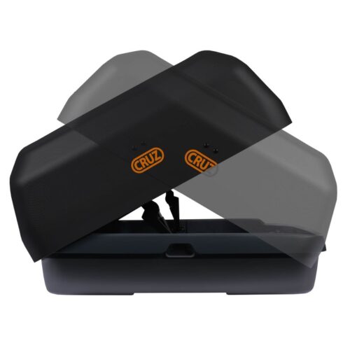 CRUZ Paddock Elite - 470L Roof Box (textured black) - Image 4