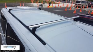 CRUZ Commercial Aluminium Silver - 2 Bars - Trackmount