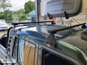 CRUZ Commercial Aluminium Dark - Guttermount - 2 Bars