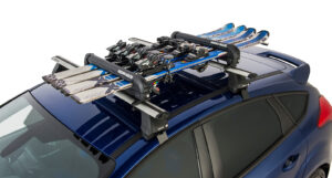 Rhino Racks Ski and Snowboard Carrier - 4 Skis or 2 Snowboards (574)