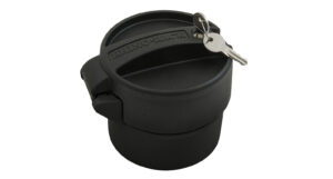 Rhino Rack 100mm Conduit Locking End Cap Black (LSE100H)