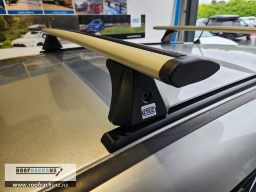 CRUZ AIRO SILVER ROOF RACKS - TRACKMOUNT - 2 BARS