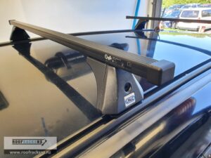 CRUZ SQUARE BAR ROOF RACKS - TRACKMOUNT - 2 BARS