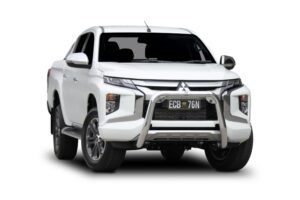 Mitsubishi Triton MR (2019-24) - ECB Nudge Bar Polished Alloy
