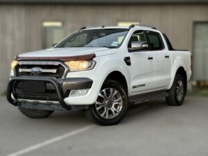Ford Ranger PX2 / WildTrak (2015-2018) - NZ Made 76mm Black Nudge Bar