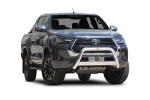 Toyota Hilux SR & SR5 (2020-24) - ECB Nudge Bar Polished Alloy