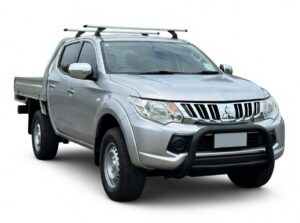 Mitsubishi Triton (2015-19) – Powder Coated Black Nudge Bar