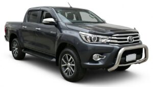 Toyota Hilux N80 (2016-2020) - Polished Stainless Steel Nudge Bar