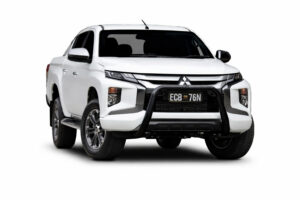 Mitsubishi Triton MR (2019-24) - ECB Nudge Bar Powder Coated Black
