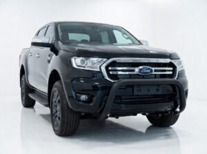 Ford Ranger XLT/PX3/WildTrak (2019-2022) with Front Sensors – Powder Coated Black Nudge Bar