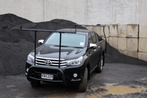 Toyota Hilux (2016-2020) Nudgebar (Black) and Front Ladder Rack